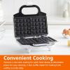 imageAmazon Basics Waffle Sandwich Maker and Grill 3in1 Black 700WWhite