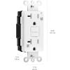 imageAmazon Basics WeatherResistant GFCI Receptacle with LED Indicator 20 Amp WhiteWhite