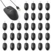 imageAmazon Basics 3Button Wired USB Computer Mouse Black  Pack of 3030Pack