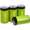 imageAmazon Basics 4Pack Rechargeable C Cell NiMH Batteries 5000 mAh Recharge up to 1000x Times PreChargedD Cell HR20