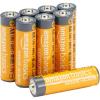 imageAmazon Basics 8Pack AA Alkaline Batteries 15 Volt LongLasting Power