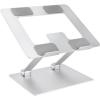 imageAmazon Basics Ergonomic and Foldable Laptop Stand for Desk Adjustable Riser Fits all Laptops and Notebooks up to 173 Inch 10 x 87 x 6 in Silver