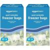 imageAmazon Basics Freezer Gallon Bags 90 Count Previously SolimoQuart 120 Count Pack of 2