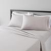 imageAmazon Basics Lightweight Super Soft Easy Care Microfiber Bed Sheet Set with 14quot Deep Pockets  Full Light Gray4 Pack Solid