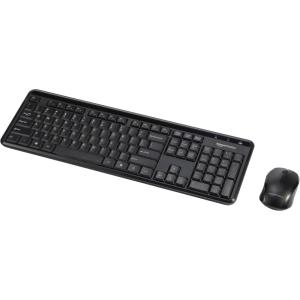 imageAmazon Basics 24GHz Wireless Computer Keyboard and Mouse Combo Quiet and Compact US Layout QWERTY Black