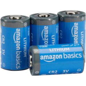 imageAmazon Basics CR2 Lithium Batteries 3 Volt Long Lasting Power Low SelfDischarge Rate Pack of 44 Count CR2CR15H270