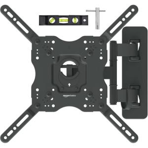 imageAmazon Basics Full Motion Articulating TV Wall Mount with Swivel and Tilt for 26quot to 55quot TVs and Flat Panels up to 80 Lbs VESA Compatible Black26 to 55