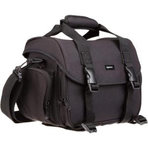 imageAmazon Basics Large DSLR Gadget Bag Black with Orange Interior SolidLarge