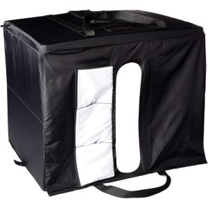 imageAmazon Basics Portable Foldable Photo Studio Box with LED Light 1 Count Pack of 1 Black 25 x 30 x 25 Inches1 Count Pack of 1