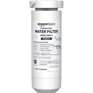 imageAmazon Basics Replacement GE XWF Refrigerator Water Filter Standard Filtration 1Pack