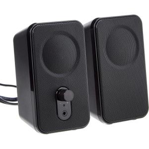 imageAmazon Basics USBPowered Computer Speakers for Desktop or Laptop PC with Volume Control PlugNPlay Black1Pack