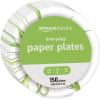 imageAmazon Basics Everyday Paper Plates 10 Inch Disposable 150 Count150 Count Pack of 1