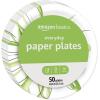 imageAmazon Basics Everyday Paper Plates 10 Inch Disposable 150 Count50 Count