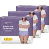 imageAmazon Basics Incontinence Underwear for Women Protective Disposable Postpartum Maximum Absorbency Large Lavender 54 Count 3 Packs of 18Large
