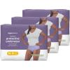 imageAmazon Basics Incontinence Underwear for Women Protective Disposable Postpartum Maximum Absorbency Large Lavender 54 Count 3 Packs of 18Medium