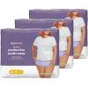 imageAmazon Basics Incontinence Underwear for Women Protective Disposable Postpartum Maximum Absorbency Large Lavender 54 Count 3 Packs of 18XLarge