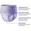 imageAmazon Basics Incontinence Underwear for Women Protective Disposable Postpartum Maximum Absorbency Large Lavender 54 Count 3 Packs of 18XLarge