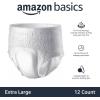 imageAmazon Basics Unisex Protective Underwear Overnight Absorbency Extra Large 12 Count 1 Pack of 12Extra Large