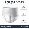 imageAmazon Basics Unisex Protective Underwear Overnight Absorbency Extra Large 12 Count 1 Pack of 12SmallMedium Pack of 4