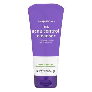 imageAmazon Basics Acne Cleanser Face Wash  Daily Control Maximum Strength 10 Benzoyl Peroxide 5 Ounce5 Ounce Pack of 1