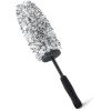 imageAmazon Basics Microfiber Wheel Cleaner Brush for Rim Cleaning and Car Detailing 1654 Length Gray