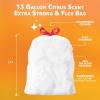 image:imageAmazon Basics Extra Strong amp Flex Tall Kitchen Drawstring Trash Bags Tropical Island Scent 13 Gallon 40 CountCitrus