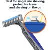 image:imageAmazon Basics Twin Blade Pivoting Disposable Razors with Rubber Grip for Great Grip When Wet TravelFriendly 32 Count 1Pack Previously Solimo32 Count Pack of 1