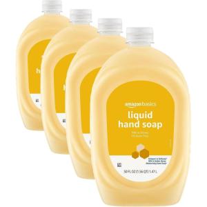 image:imageAmazon Basics Original Fresh Liquid Hand Soap Moisturizing Formula Phthalate amp ParabenFree 32 Fl Oz Pack of 2 Previously Solimo56 Fl Oz Pack of 4