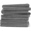 image:imageAmazon Basics Microfiber Cleaning Cloths Ultra Absorbent Lint Free Streak Free NonAbrasive Reusable and Washable 12 x 12 Grey 24 Pack48Pack