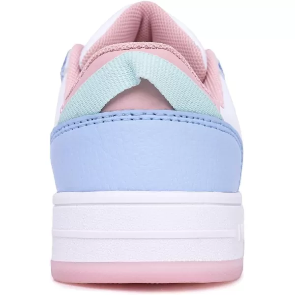 Nautica Girls Fashion Shoe  Trendy LowTop Tennis Sneakers with Stylish Fashion Blend for Big  Little Kids LaceUp and SlipOnWhitesammira