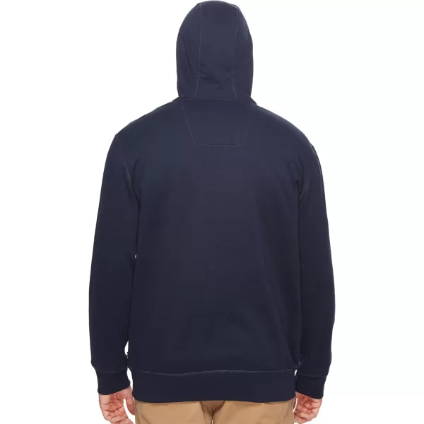 Nautica Mens Big and Tall FullZip Sweater Hoodie SweatshirtNavy