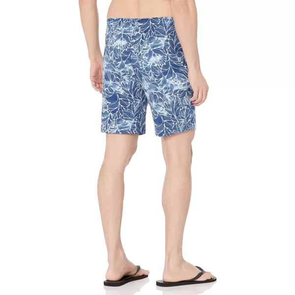 Nautica Mens Sea Floral Print Sleep ShortEstate Blue