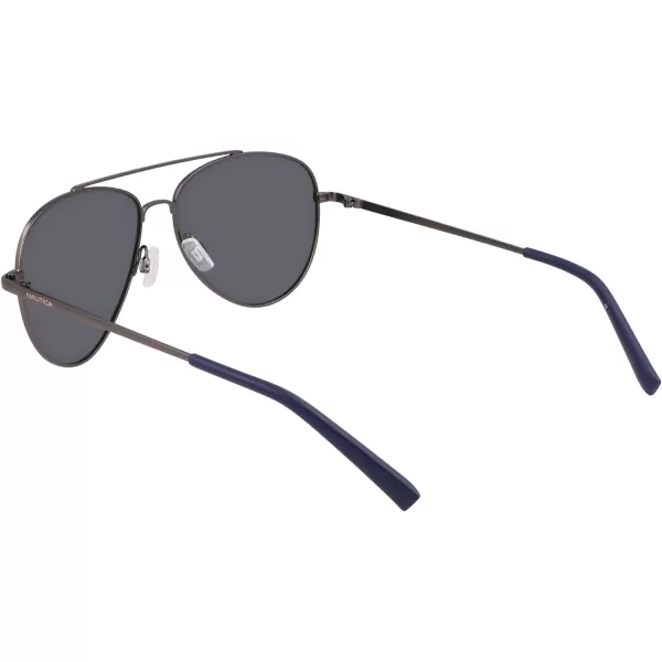 NAUTICA Mens N101sp Pilot SunglassesMatte Gunmetal