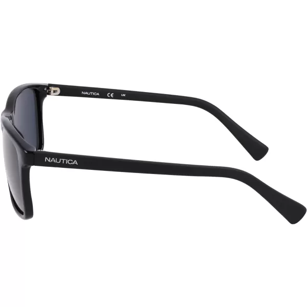 NAUTICA Mens N2246s Rectangular SunglassesBlack