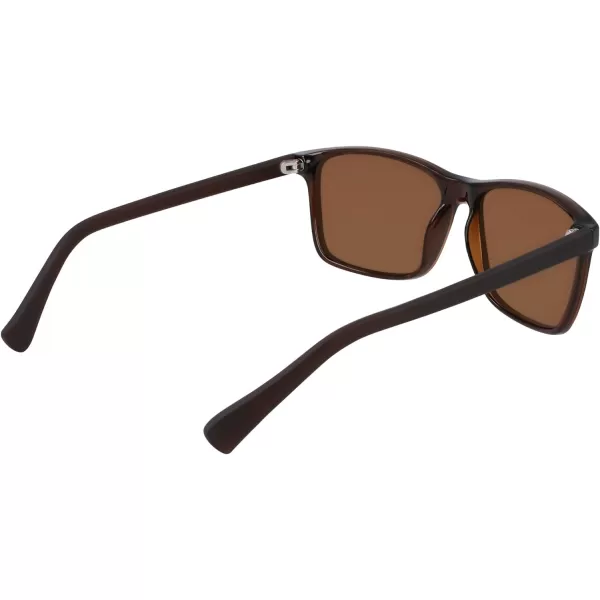 NAUTICA Mens N2246s Rectangular SunglassesCrystal Brown