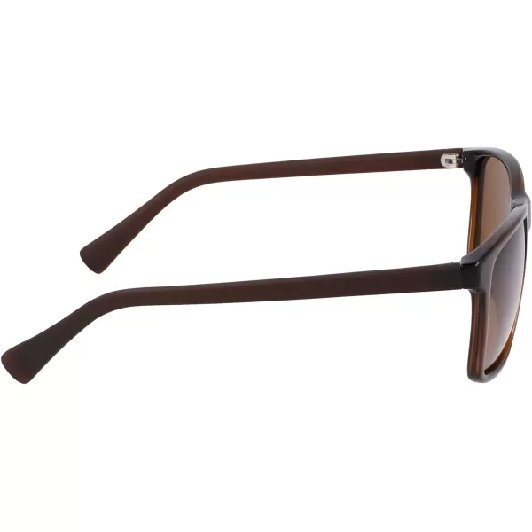 NAUTICA Mens N2246s Rectangular SunglassesCrystal Brown