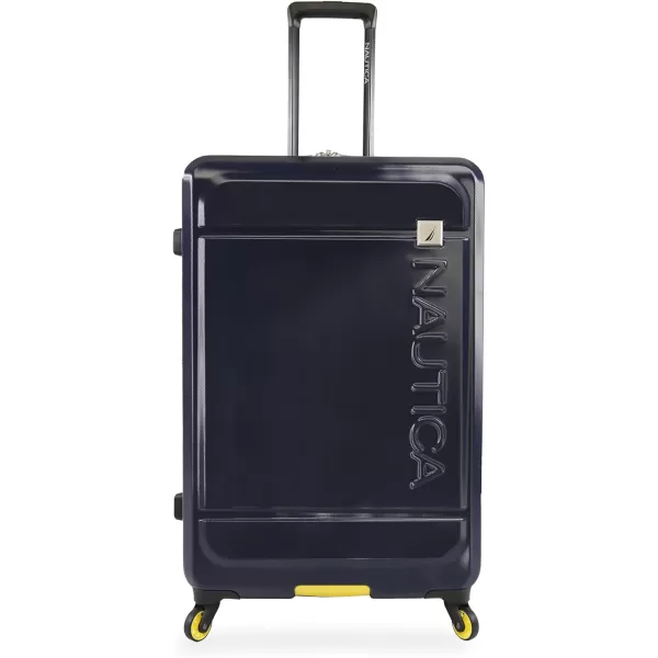 NAUTICA Roadie 3pc Hardside Luggage Set NavyYellowNavyYellow