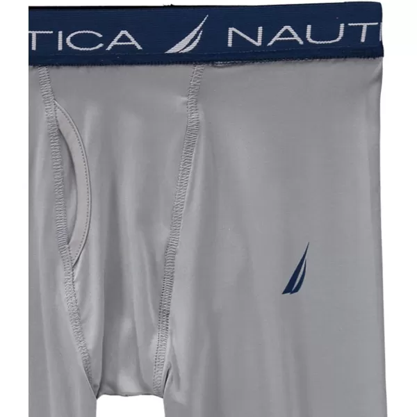 Nautica Boys Base Layer Top amp Bottom Long Johns Thermal Underwear SetGrey