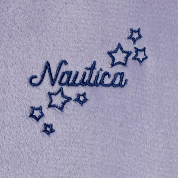 Nautica Girls Pajama Pants Sets for Kids  2 Piece Velvet Fleece Kids Pajamas Top and Bottom for GirlsPurple