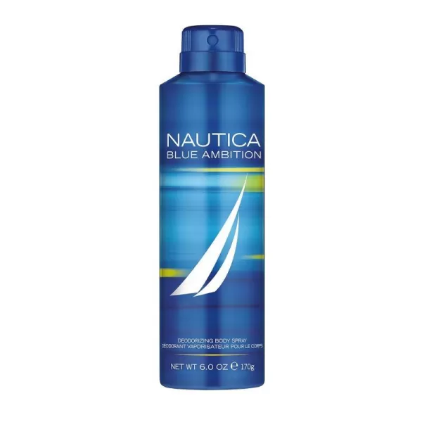 Nautica Blue Ambition Body Spray NonDrying Vegan Formula Bold Fresh Scent 60ozBody Spray 6 Fl Oz Pack of 1