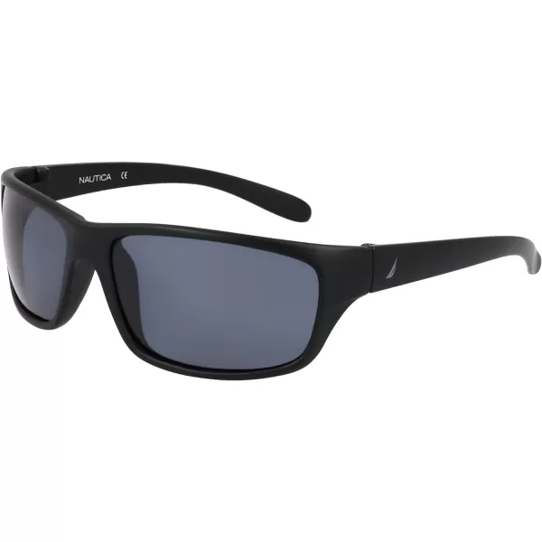 NAUTICA Mens N2239s Rectangular SunglassesMatte Black