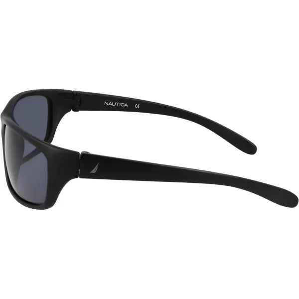 NAUTICA Mens N2239s Rectangular SunglassesMatte Black