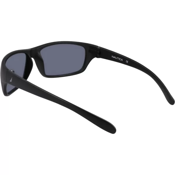 NAUTICA Mens N2239s Rectangular SunglassesMatte Black