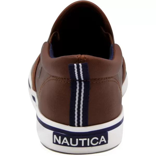Nautica Kids SlipOn Casual Shoe Athletic Sneaker  YouthToddler Akeley  Boy  Girl  Big KidLittle KidToddlerBrown Smooth