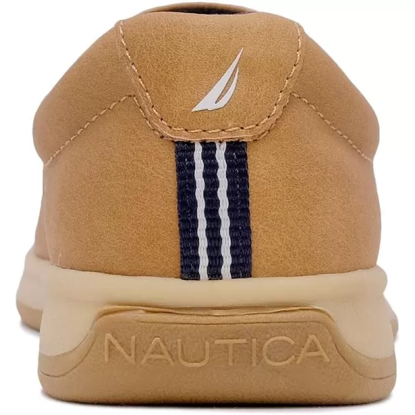 Nautica Kids SlipOn Casual Shoe Athletic Sneaker  YouthToddler Akeley  Boy  Girl  Big KidLittle KidToddlerCamel Smooth