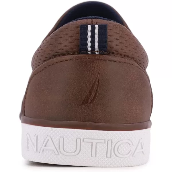 Nautica Kids SlipOn Casual Shoe Athletic Sneaker  YouthToddler Akeley  Boy  Girl  Big KidLittle KidToddlerChocolate Nubuck Texture