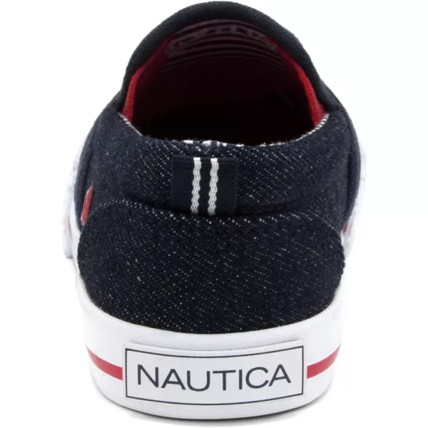 Nautica Kids SlipOn Casual Shoe Athletic Sneaker  YouthToddler Akeley  Boy  Girl  Big KidLittle KidToddlerDark Denim