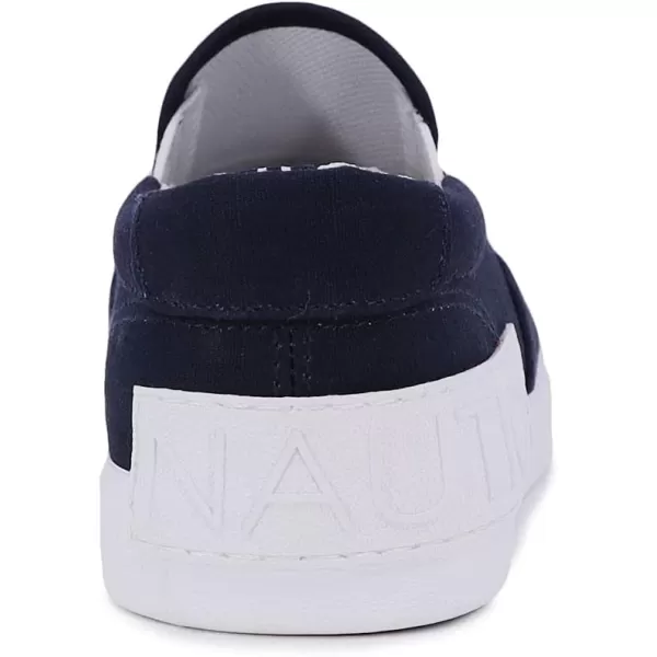 Nautica Kids SlipOn Casual Shoe Athletic Sneaker  YouthToddler Akeley  Boy  Girl  Big KidLittle KidToddlerNavy Ripstop