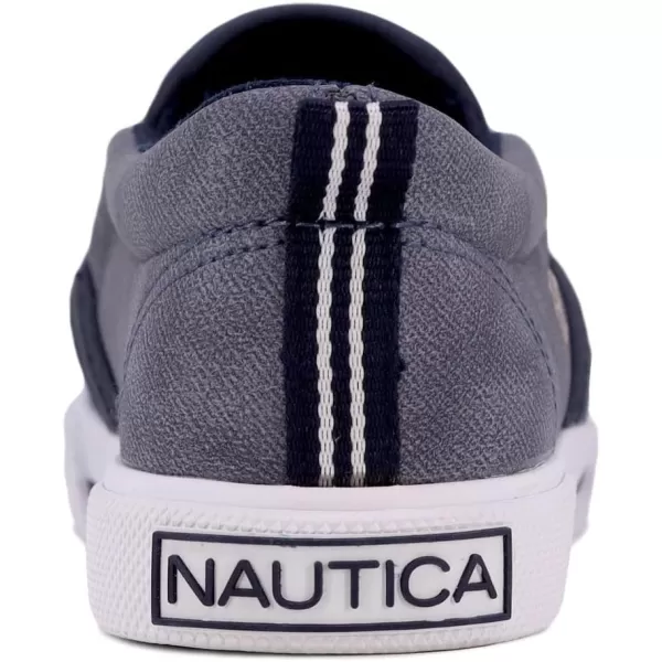 Nautica Kids SlipOn Casual Shoe Athletic Sneaker  YouthToddler Akeley  Boy  Girl  Big KidLittle KidToddlerNavy Texture