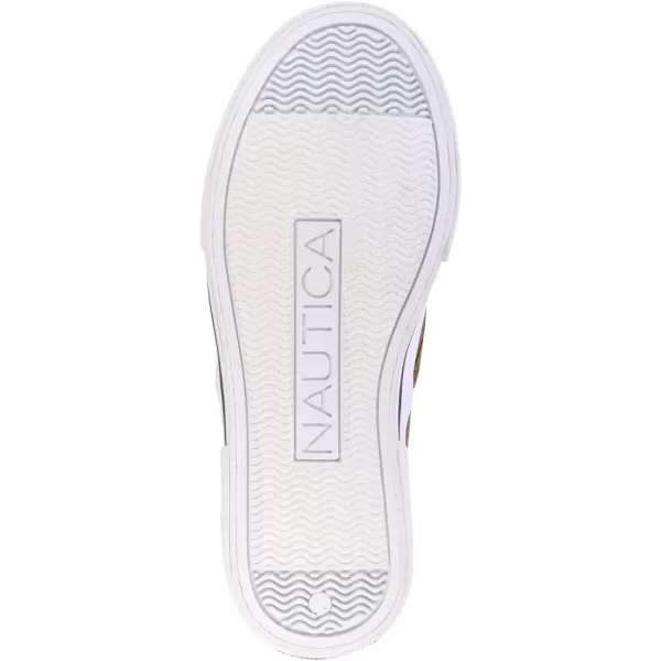 Nautica Kids SlipOn Casual Shoe Athletic Sneaker  YouthToddler Akeley  Boy  Girl  Big KidLittle KidToddlerTan Dot Smooth